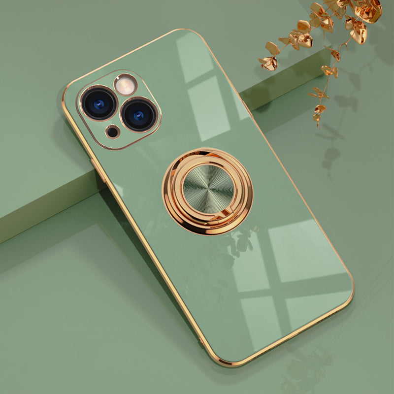Norvo | Belagt Etui med Ring for iPhone