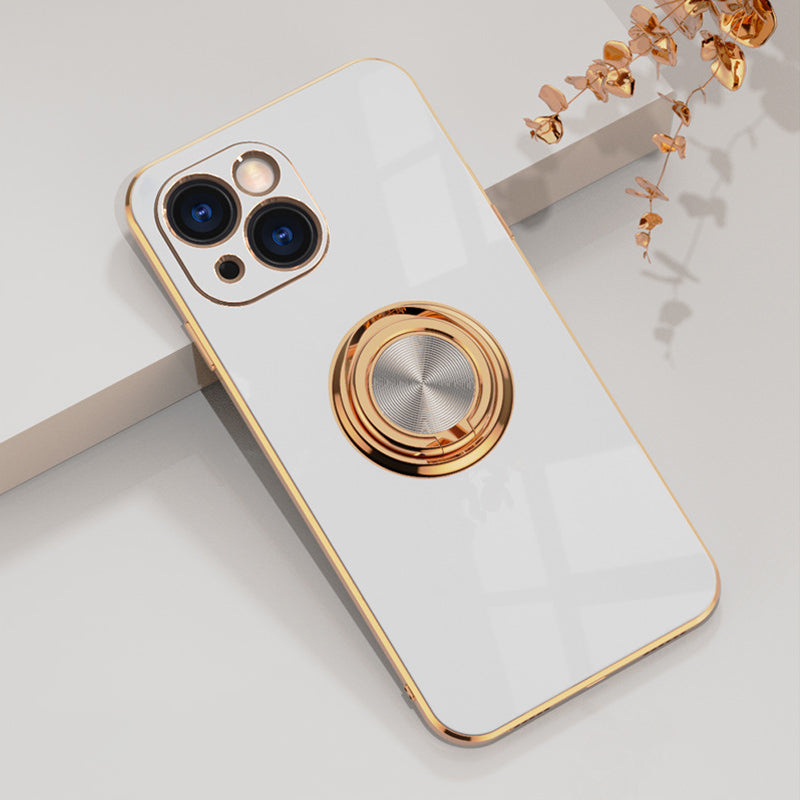 Norvo | Belagt Etui med Ring for iPhone