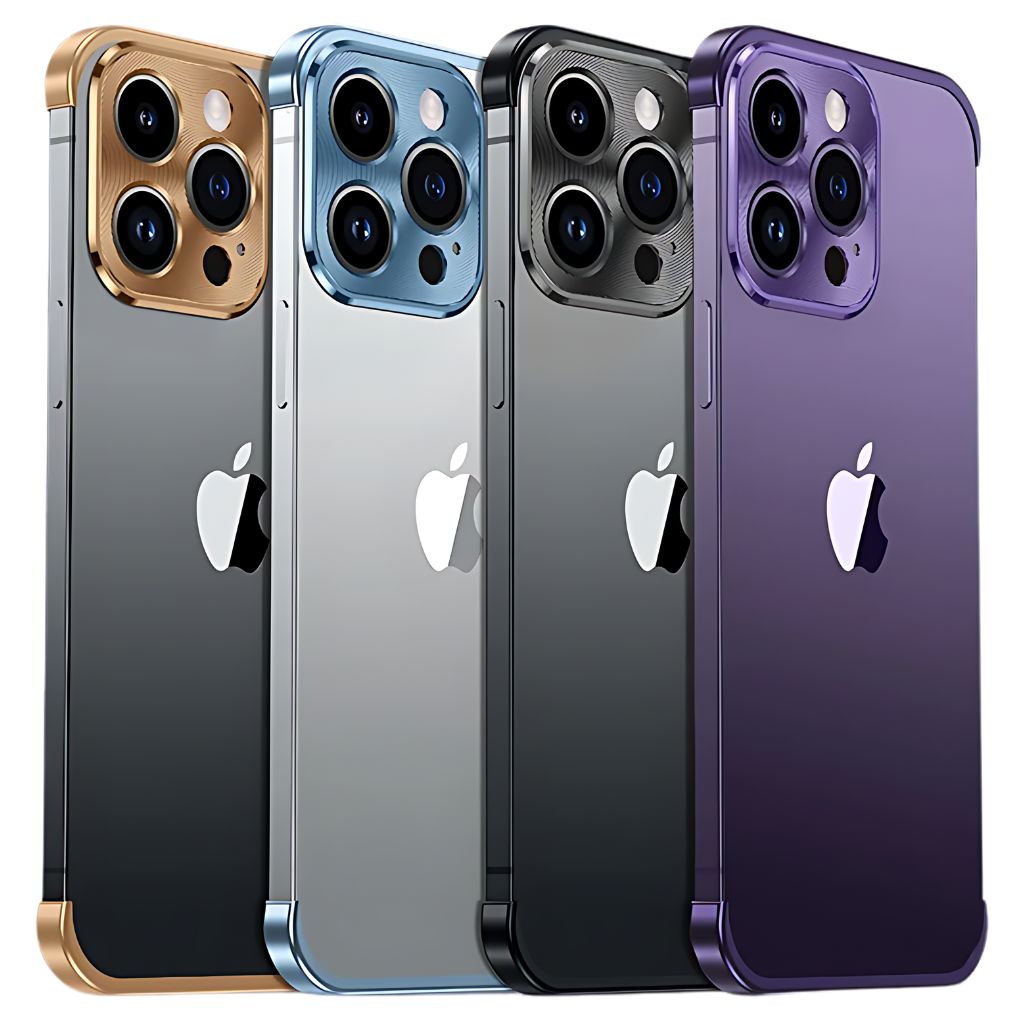 Norvo | Telefonveske Minimalistisk Tynn Beskyttende Metalldeksel