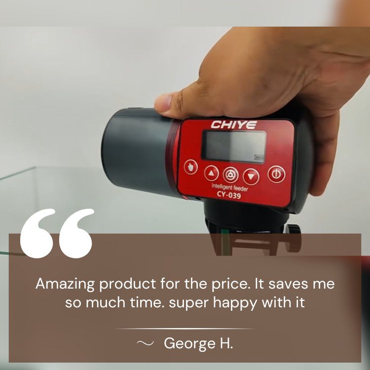 Norvo | Smart Automatisk Akvariefôringsanlegg | Programmerbar, Fuktbestandig & Justerbare porsjoner for Fiskeservice