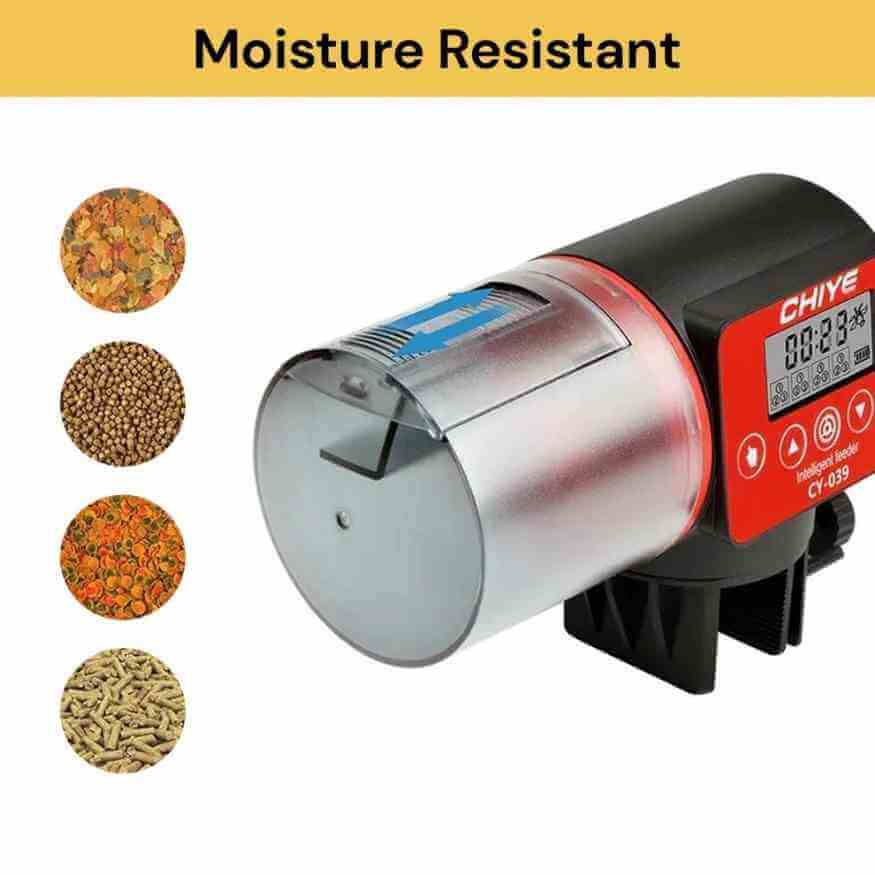 Norvo | Smart Automatisk Akvariefôringsanlegg | Programmerbar, Fuktbestandig & Justerbare porsjoner for Fiskeservice