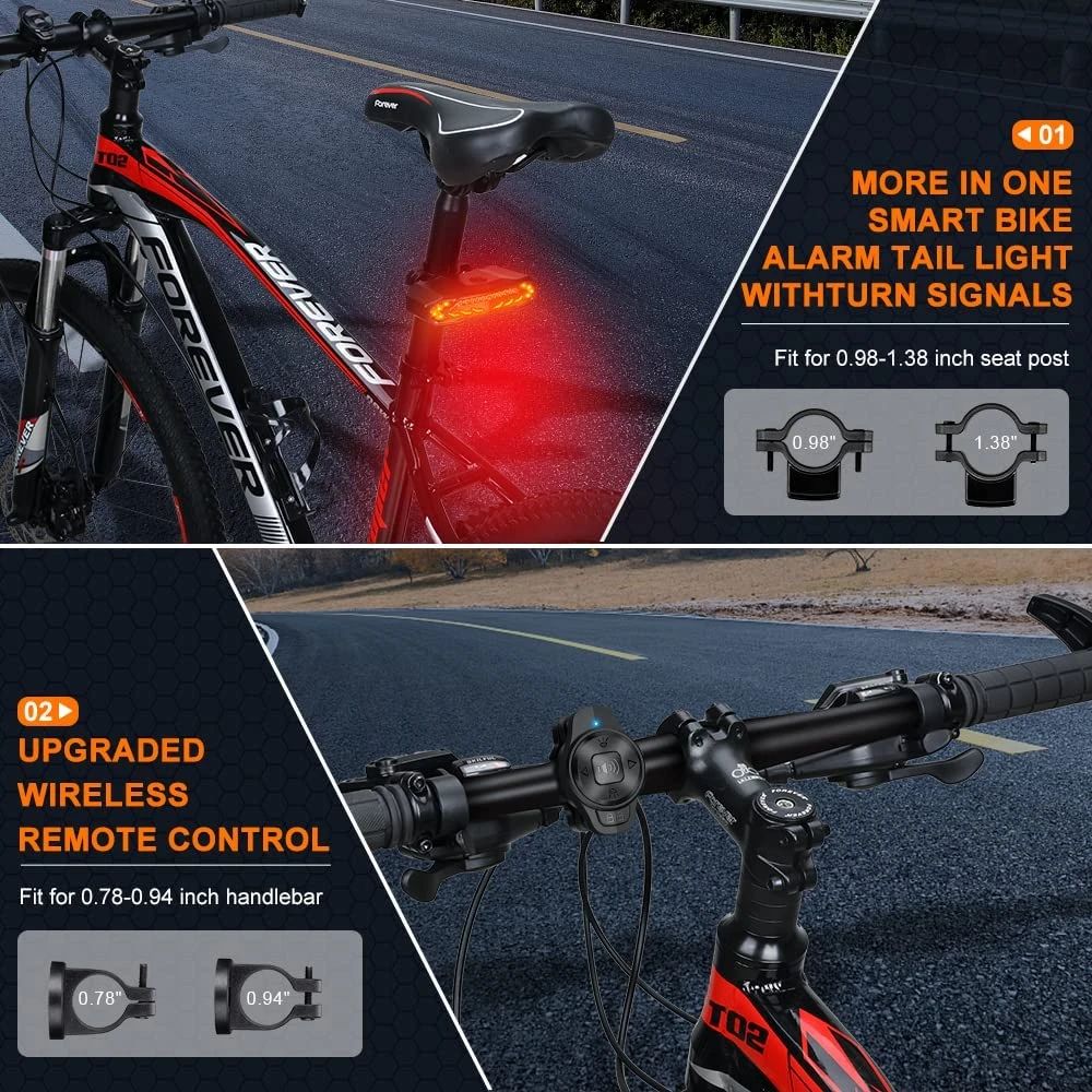 Norvo | Smart Baklys Alarm - BikeGuard™