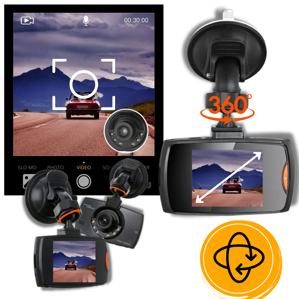 Smart HD 1080p kjøreopptaker