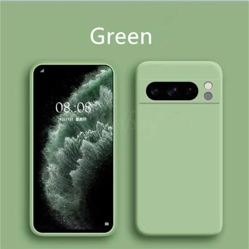 Luksus silikonsjokkbeskyttelsesdeksel for Google Pixel 8 Pro 8A 7A 7 6A 6 Pro beskyttende TPU-deksler