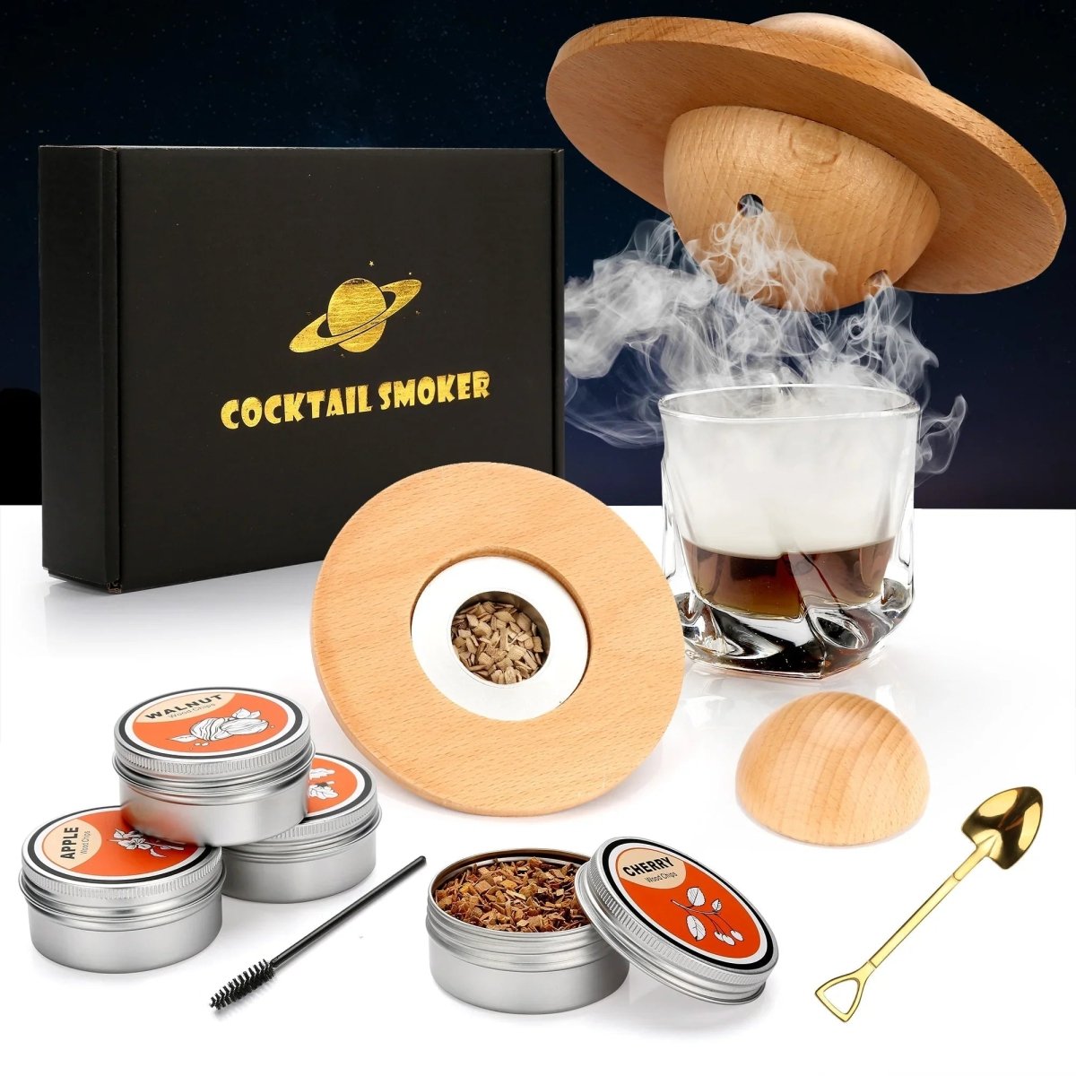 Norvo | SMOKETAIL KIT – Cocktailrøker Sett for Whiskey & Bourbon Elskere
