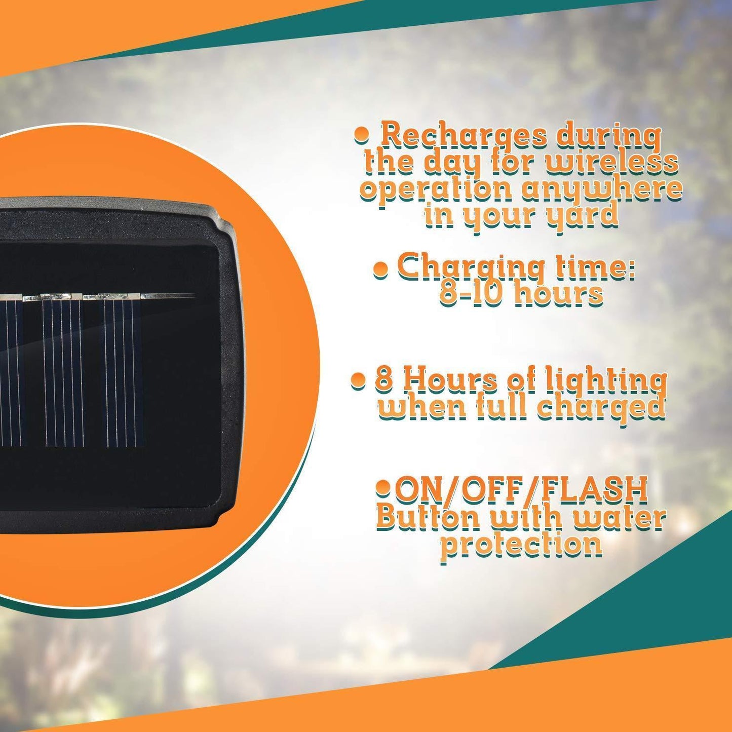 Norvo | Poteavtrykk Hagebelysning