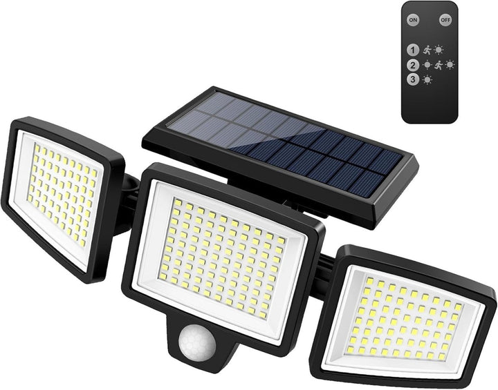 Norvo | SOLARGUARD – Solarsikkerhetslys med bevegelsessensor og fjernkontroll