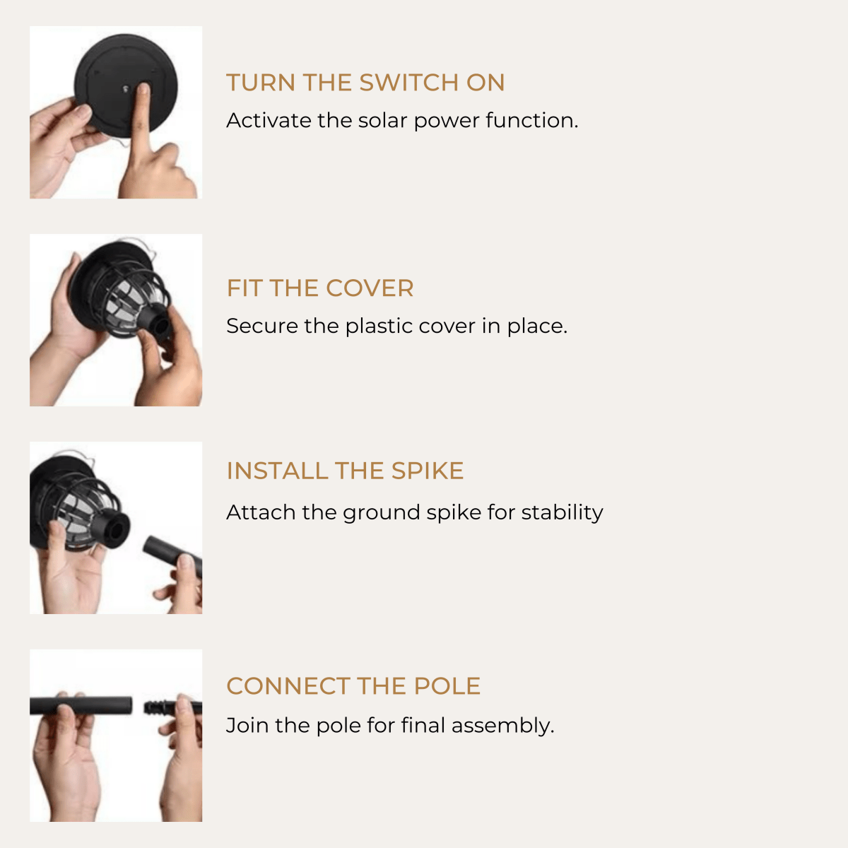 Norvo | SOLARSPIKE – 2 Pakke Solcelledrevne Sti Lys for Utendørs Hagebelysning