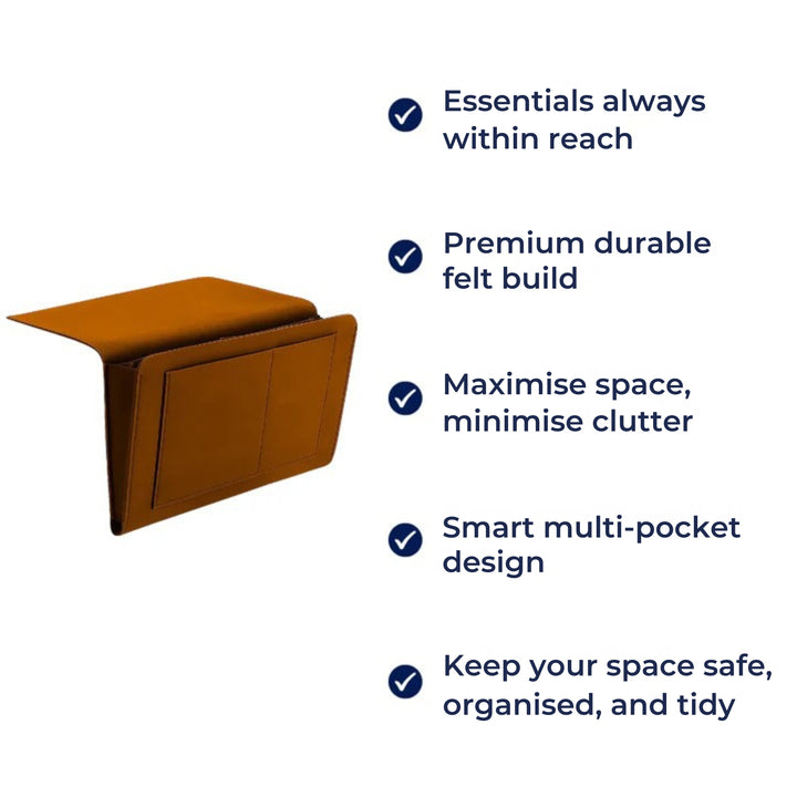Essentials Within Reach – Tykk Filtdurabelt Materiale – Spar Plass Hold Orden & Nyt Nattkomfort Norvo