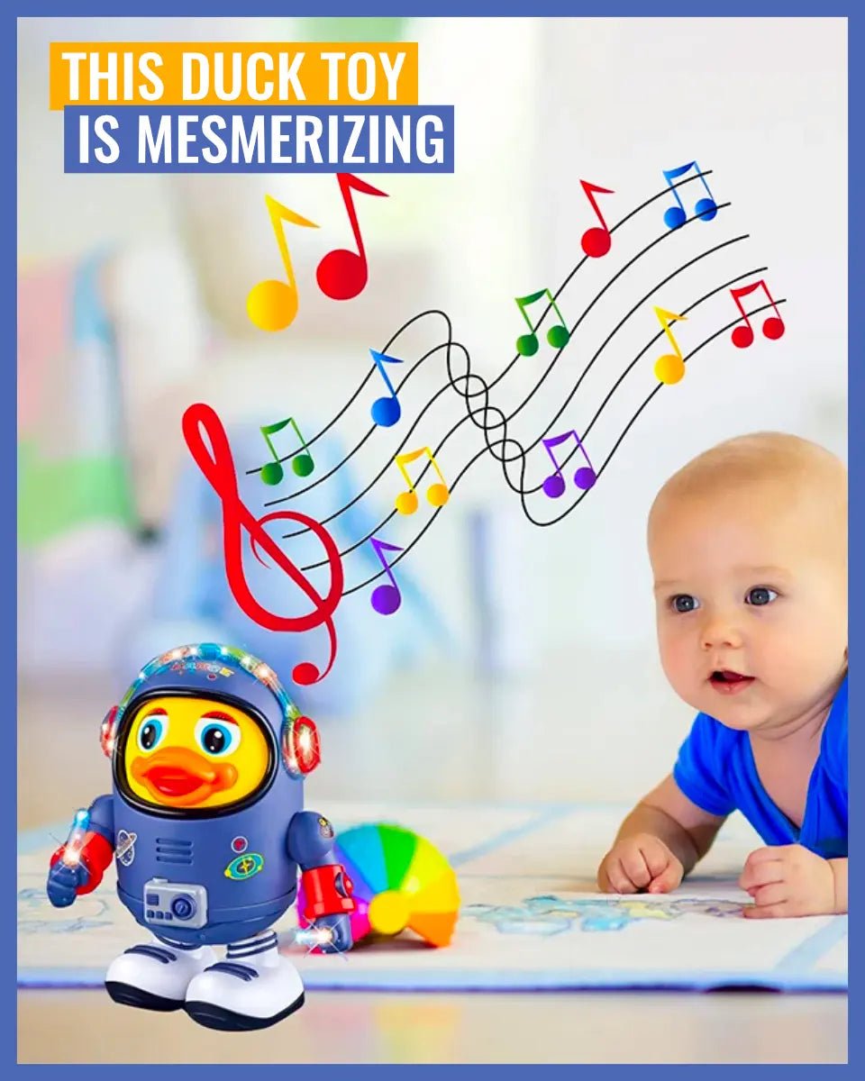 Norvo | SPACEWADDLE – Danseand Toy for Babyer med Lys & Musikk