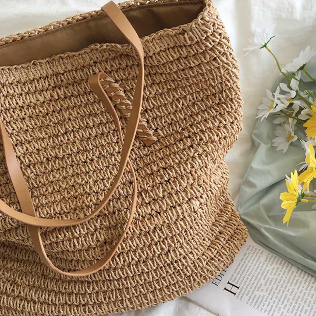 Frendorf | Romslig håndveske med solid skulderstropp - TerraWoven