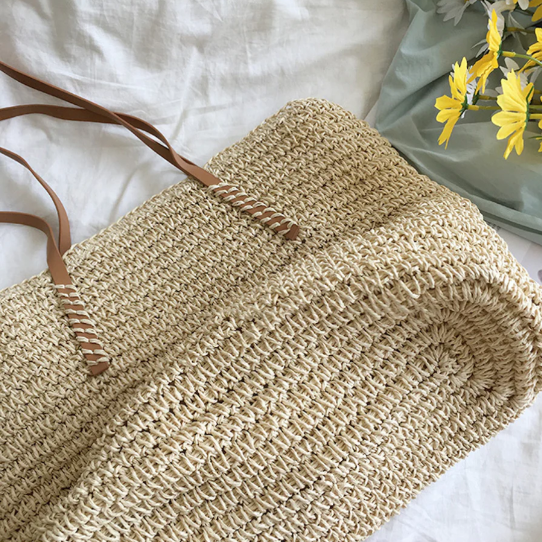 Frendorf | Romslig håndveske med solid skulderstropp - TerraWoven