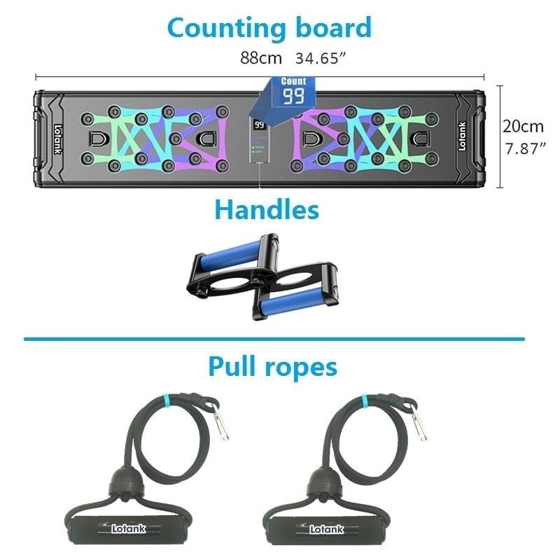 Norvo | Spartan Push-Up Board - Smart Push-Up Board