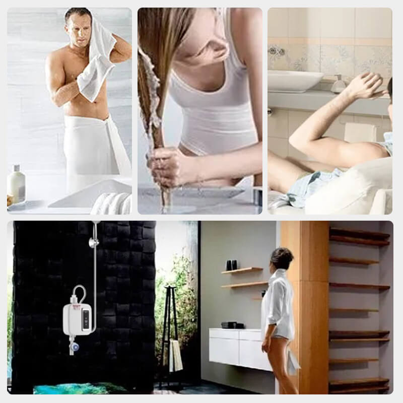 Norvo | Umiddelbar tankløs elektrisk vannvarmer | Ubegrenset varmt vann ved behov | Plassbesparende og energieffektiv