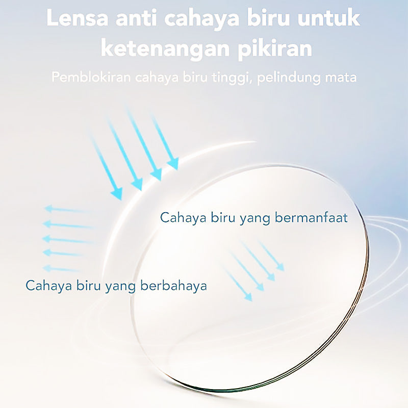 Norvo | Blått lys blokkerende halvrim briller