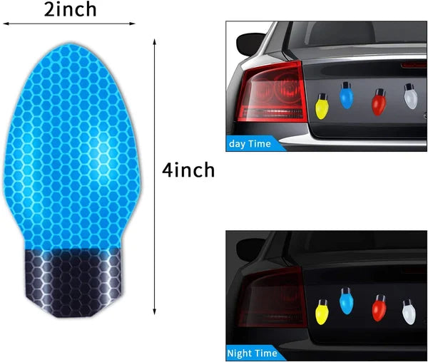 Norvo | Reflekterende Lyspære Magnet Dekorasjoner