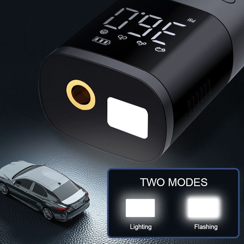 Norvo | Bærbar trådløs bildekkpumpe luftkompressor - Praktisk gave