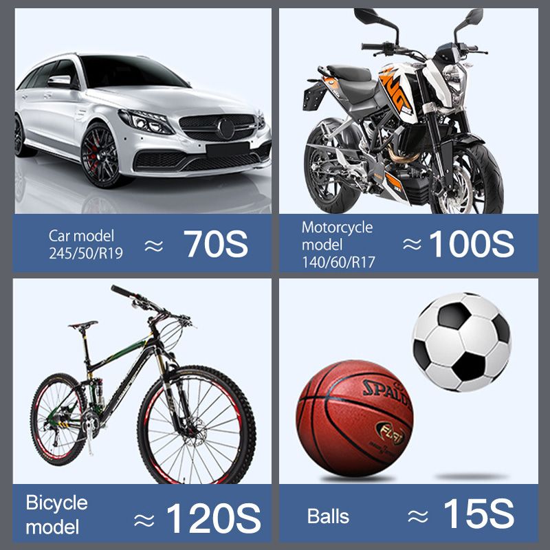 Norvo | Bærbar trådløs bildekkpumpe luftkompressor - Praktisk gave