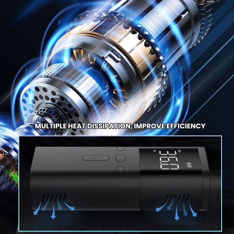 Norvo | Bærbar trådløs bildekkpumpe luftkompressor - Praktisk gave