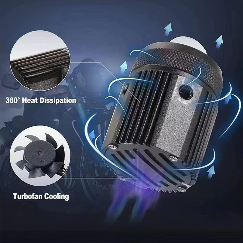 Norvo | Motorsykkel LED Kraftig Hovedlys