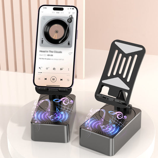 Norvo | 3 i 1 - trådløs Bluetooth-høyttaler, ladestasjon, telefonstativ