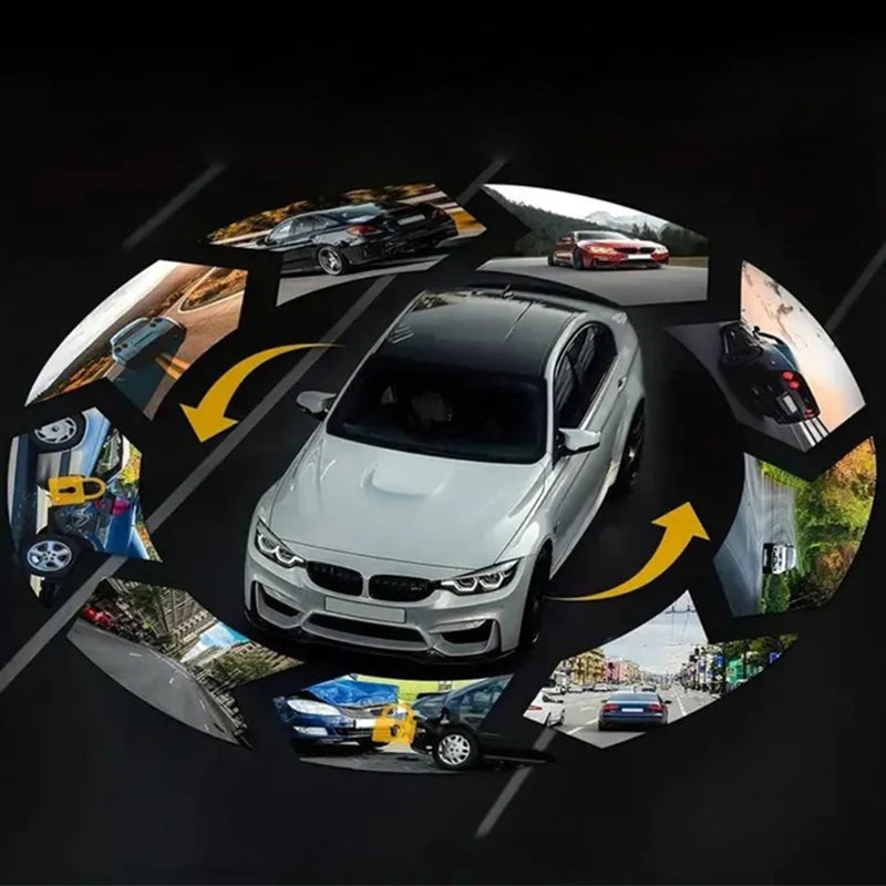 Norvo | 🚗📹Bilkamera med 170° vidvinkel og 1080p dobbeltobjektiv