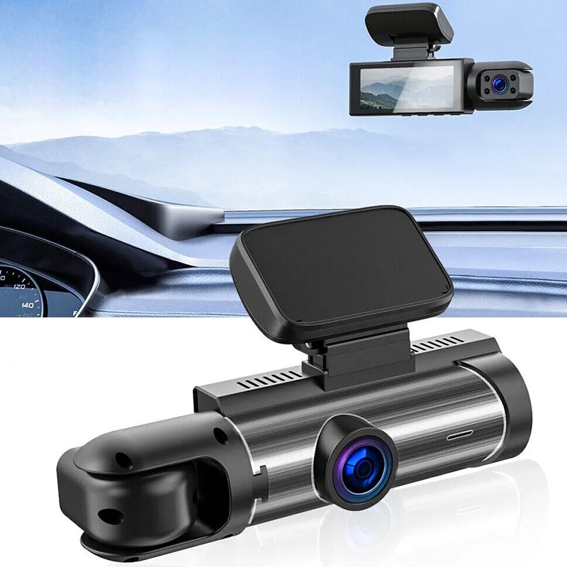 Norvo | 🚗📹Bilkamera med 170° vidvinkel og 1080p dobbeltobjektiv