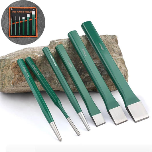 Norvo | 6pcs Stempel & Meisel Sett