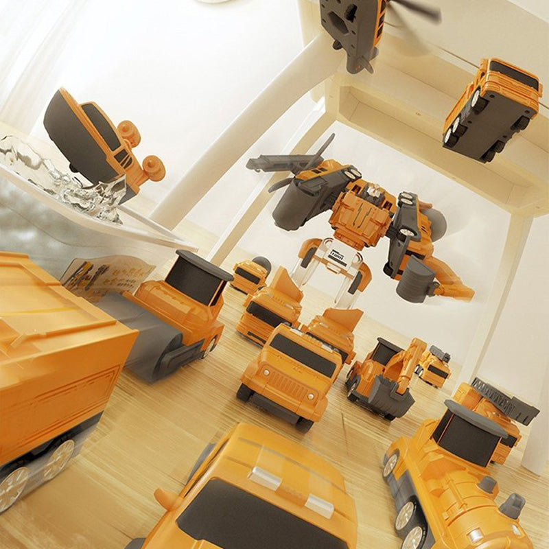 Norvo | Magnetisk Transformasjon Ingeniørbil Samlede Leker