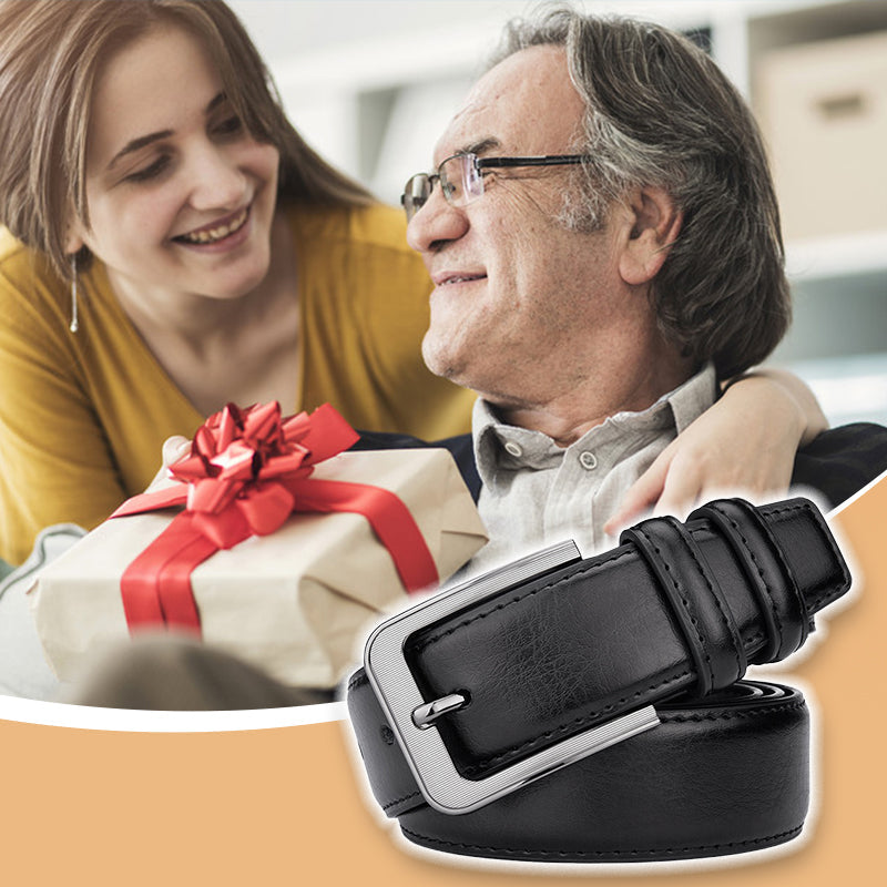 Norvo | Holdbar Vintage Motemessing Pin Spenne PU Belte