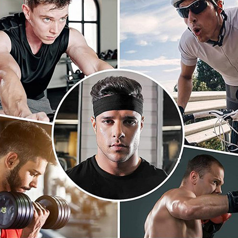 Norvo | Elastisk Antiskli Enfarget Hodebånd