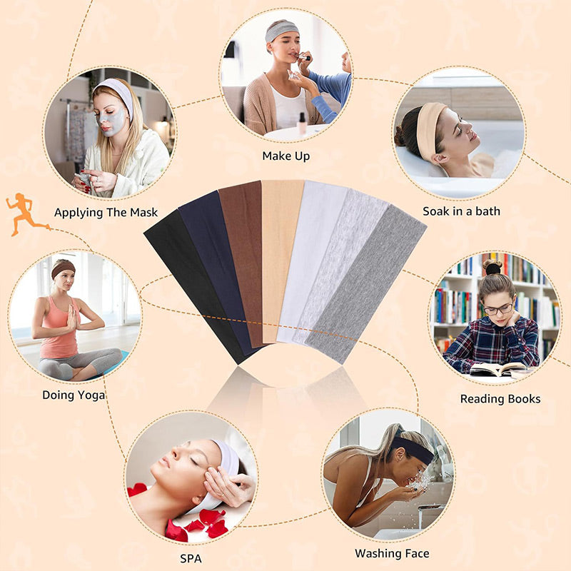 Norvo | Elastisk Antiskli Enfarget Hodebånd