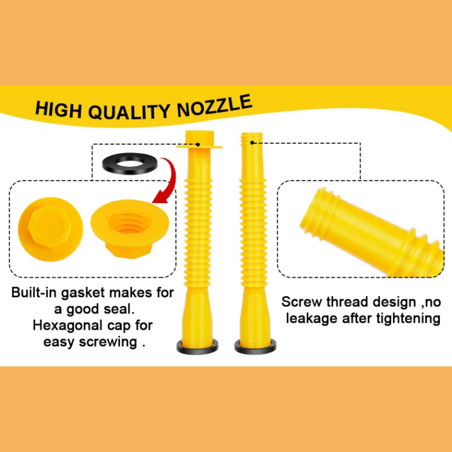 Norvo | Gjengede rør med sekskantmutter