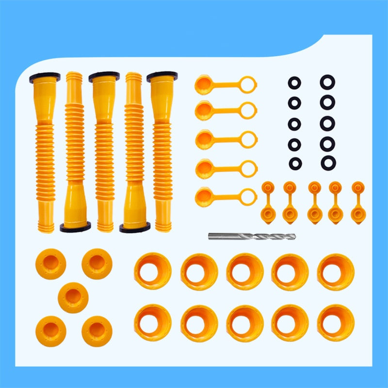 Norvo | Gjengede rør med sekskantmutter