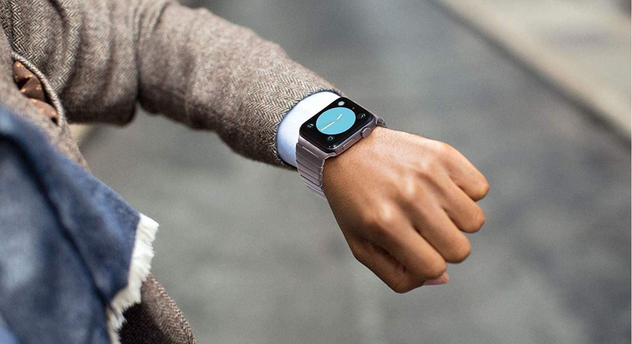 Norvo | GS Business Modifikasjon rustfritt stålarmbånd for Apple Watch