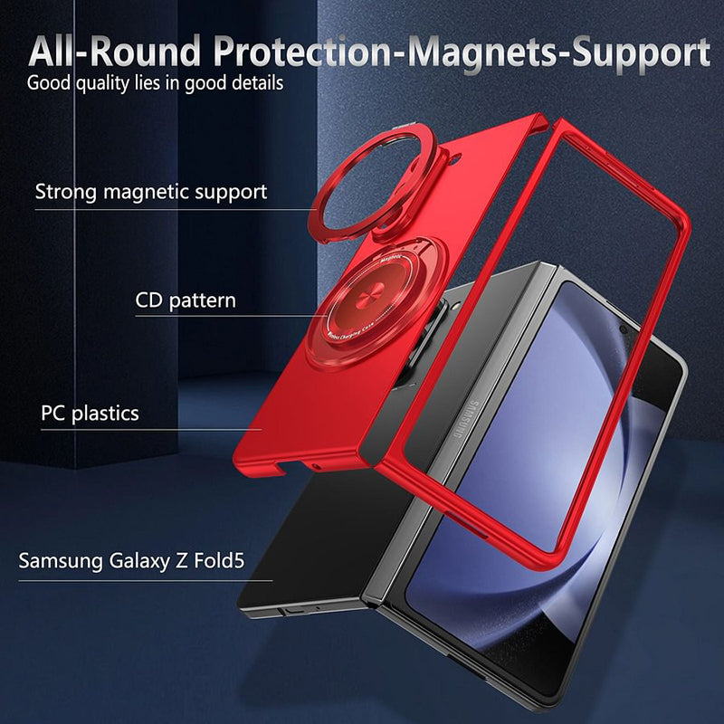 Norvo | Magnetisk telefonveske med 360° roterende stativ for Samsung Z fold & flip 6/5/4/3