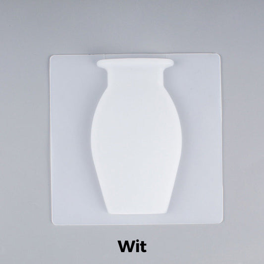 Norvo | Avtagbar, stansefri vase dekorasjon av silikon for veggmontering