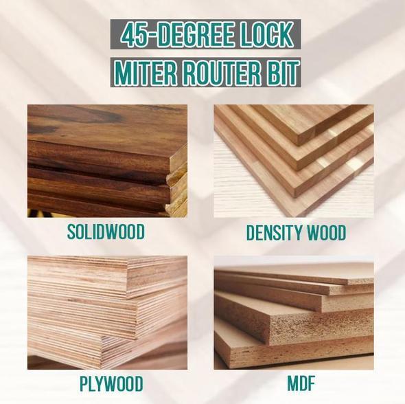 Norvo | WoodCarver | 45° Fugebit for Perfekte Treledd