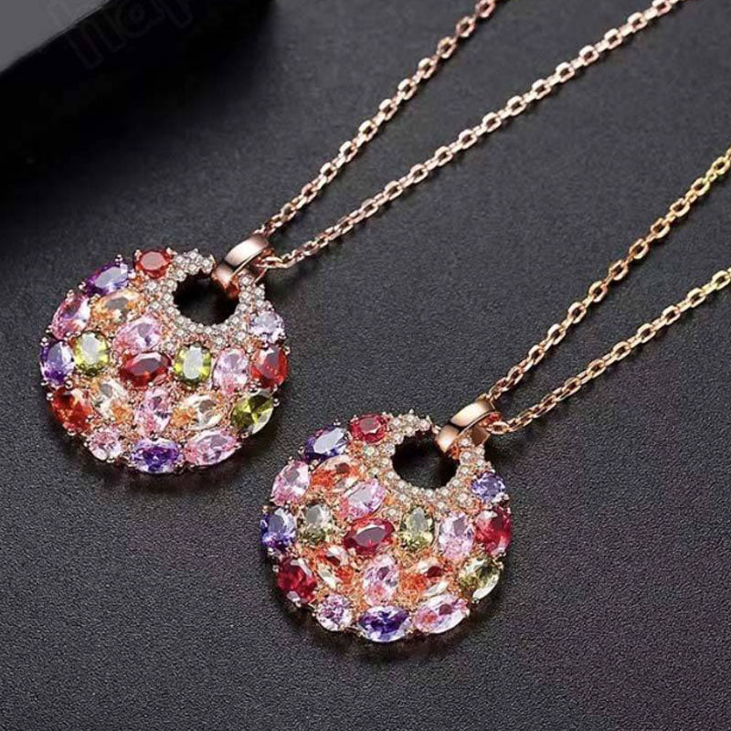 Norvo | Øredobber, armbånd, halskjeder eller ringer med farget zirkon til damer