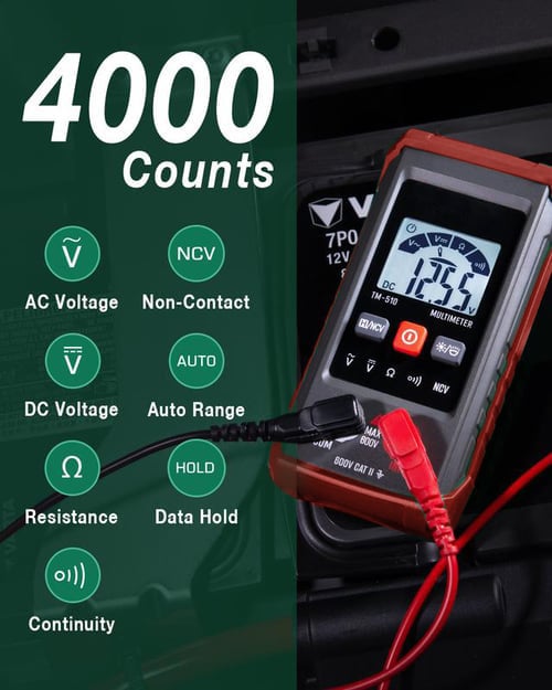 Norvo | Fult automatisert intelligent digitalt multimeter med anti-brenning