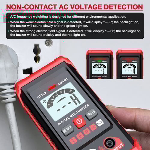 Norvo | Fult automatisert intelligent digitalt multimeter med anti-brenning