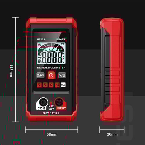 Norvo | Fult automatisert intelligent digitalt multimeter med anti-brenning