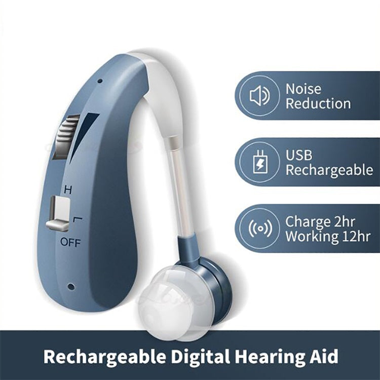 Norvo | USB oppladbare Bluetooth høreapparat hodetelefoner for eldre