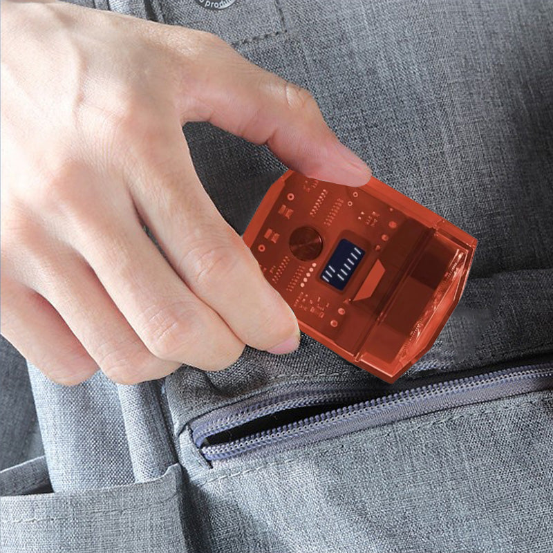 Norvo | Gjennomsiktig Mini Elektrisk Barberhøvel med Lavt Støynivå