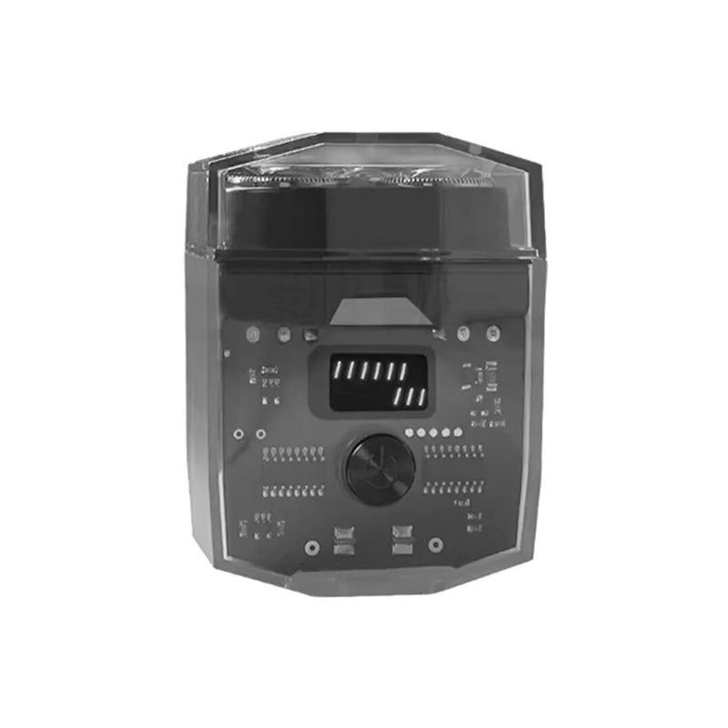 Norvo | Gjennomsiktig Mini Elektrisk Barberhøvel med Lavt Støynivå