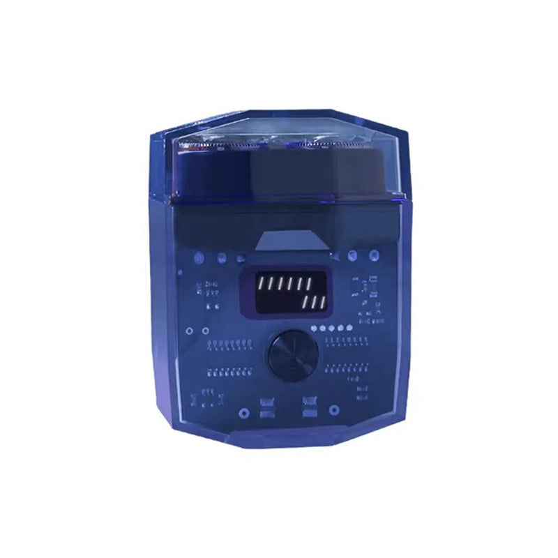 Norvo | Gjennomsiktig Mini Elektrisk Barberhøvel med Lavt Støynivå