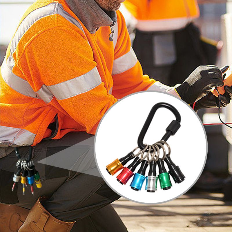 Norvo | 1/4" sekskantet skrutrekker bits-holder nøkkelringer