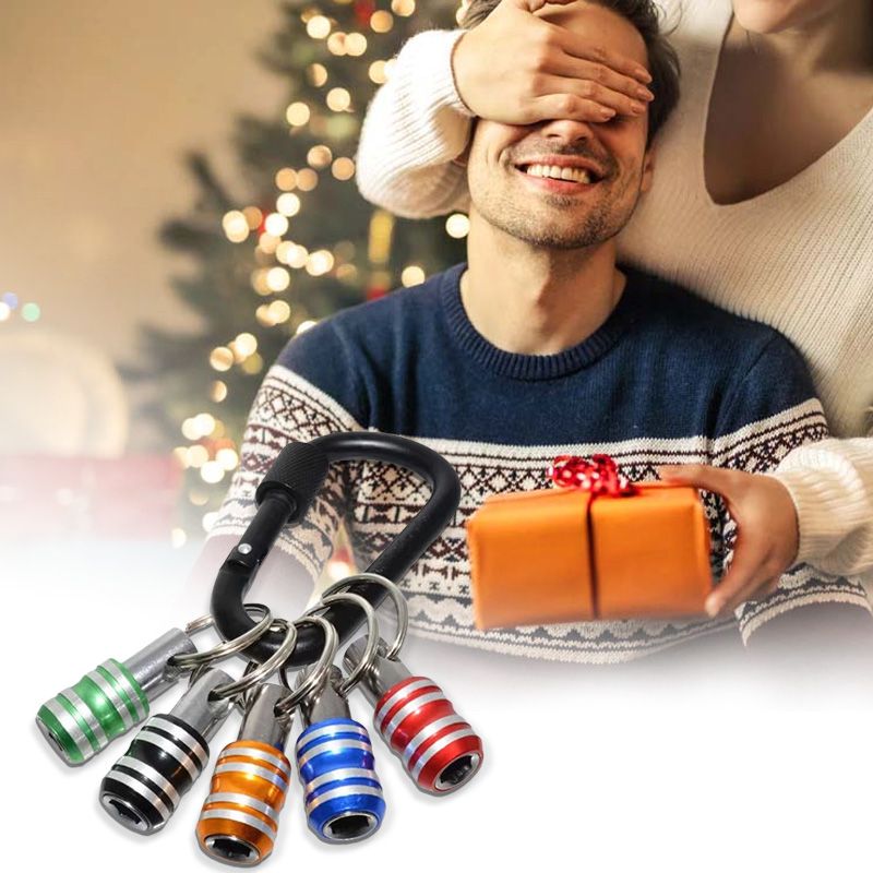 Norvo | 1/4" sekskantet skrutrekker bits-holder nøkkelringer