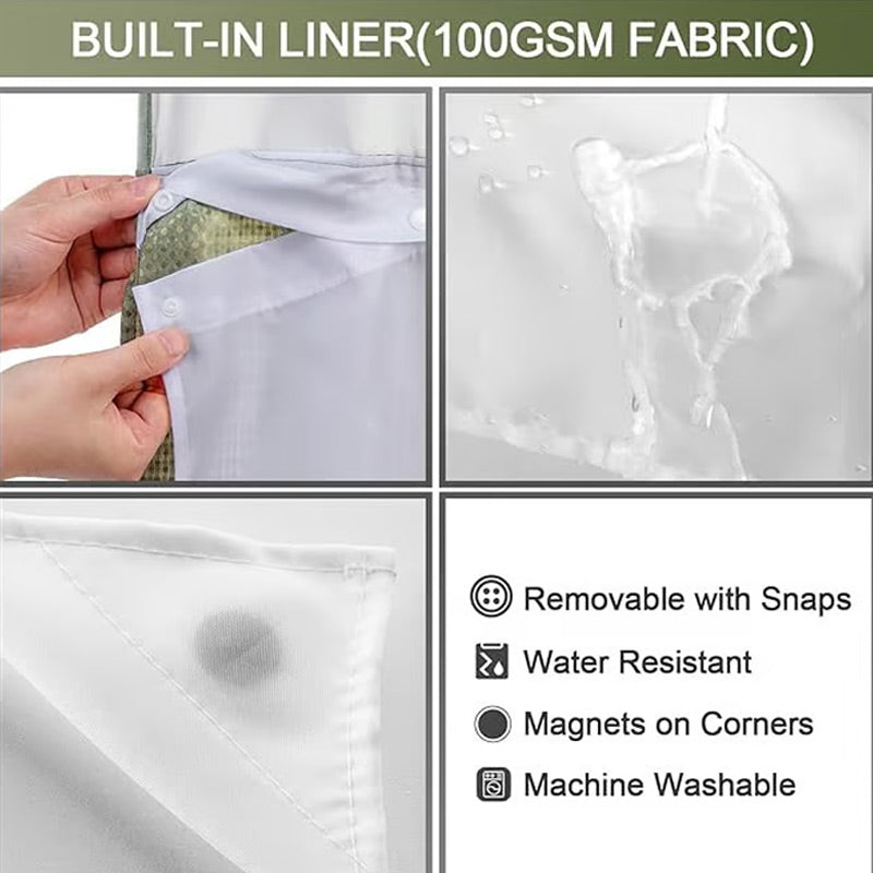 Norvo | Duschgardin med vaffelmønster