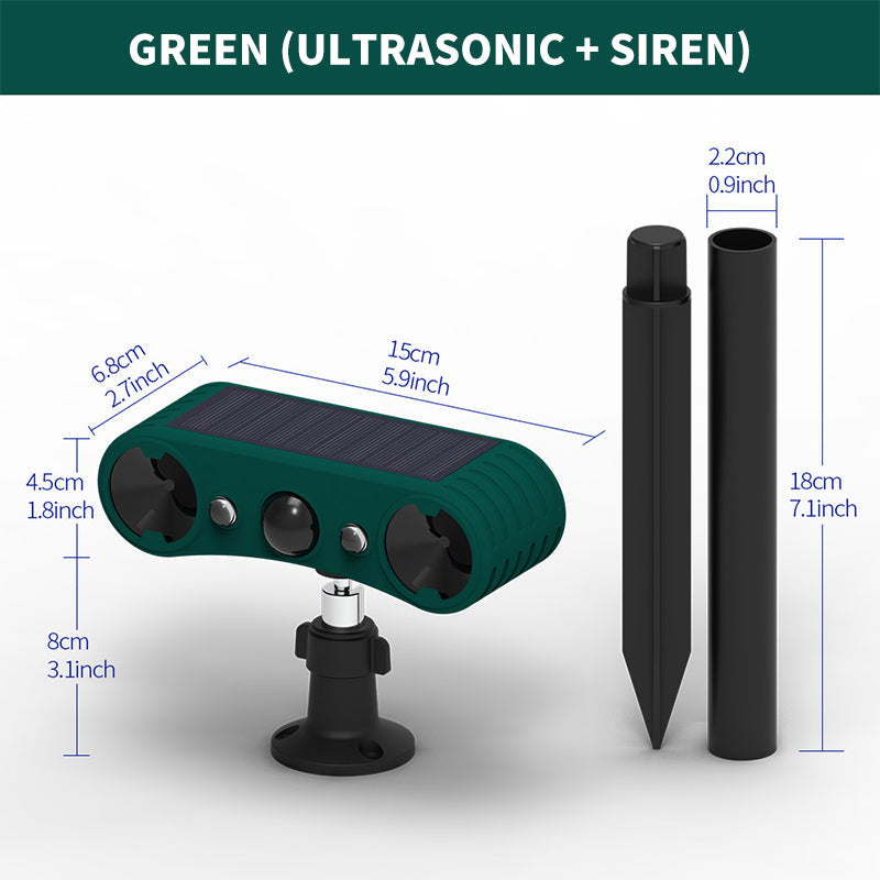 Norvo | Solbevegelsesensor utendørs alarmer for avskrekking